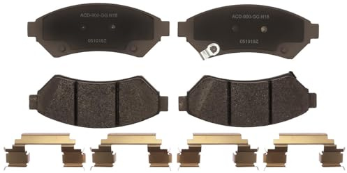 ACDelco Silver 14D1075CHF1 (19383243) Ceramic Front Disc Brake Pad Set