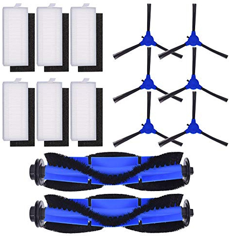 Neutop Replacement Parts for eufy RoboVac 11S 15T 30 30C 15C Robot Vacuum | 99.5% efficient filter, tangle-free roller + side brush for eufy 12/25C/35C. All-in-one replacement kit for home.
