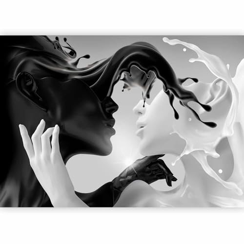 murando - Carta da Parati Moderna per Camera da Letto, Coffee, 250x175 cm | Fotomurali in TNT, Decorazione da Muro XXL, Carte da Parati Moderne, Milk, Produzione Europea