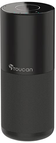 TOUCAN Conference Speaker – Portable Plug & Play Conference System & Bluetooth Speaker for Home or Office Meetings with Clear Audio, 4 Multi-Directional Microphones & Echo Cancellation