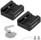 NEEWER Pack de 2 adaptadores de Montaje para Zapatos fríos con Tornillo de 1/4 Pulgadas para micrófono de Monitor LED Flash, Soporte de Aluminio con Almohadilla Antideslizante, Compatible con Mango