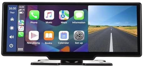 Estéreo para Automóvil con Pantalla Táctil de 9.3 Pulgadas con Carplay yAuto, Resolución de 1024x600,5.0, Parlantes Incorporados, Cámara de Visión Trasera para una (Sin Tarjeta