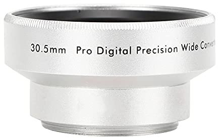 Beufee Obiettivo Grandangolare per Fotocamera 0,45X, Obiettivo Aggiuntivo per Ingrandimento in Vetro Ottico per Obiettivi per Fotocamera da 30,5 Mm