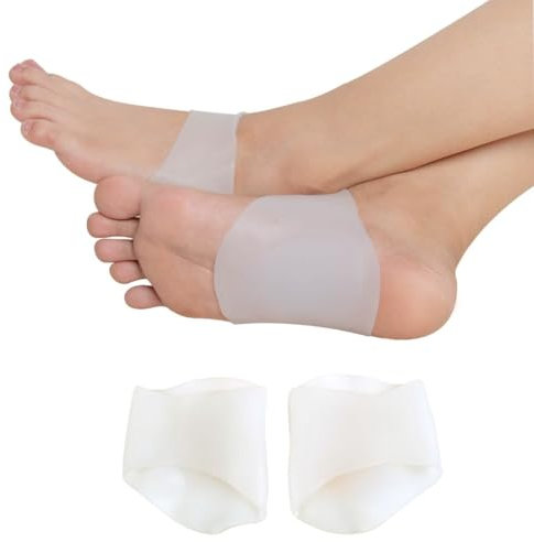 Wonder Care Plantar Fasciitis Archsupport Sleeve | Kompressionsbåge stöd fotärm | Fotkompressionsvep Platta Fotkorrigerare för Män och Kvinnor Par med 1 & 2