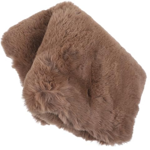 HONMEET Ärmel Muff Tragbar Handwärmer Damen Winter Wärmetasche Armwärmer Für Hände Isolierwirkung Warme Gefühl Waschbar Kunstfell Farbdesign Outfit