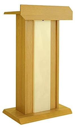 Rednerpult für Kirchen, Rednerpult, Begrüßungsempfang, Lehrer, Hochzeitsplattform, Präsentationspult/Holzfarbe / 60 x 40 x 110 cm (Holzfarbe 60 x 40 x 110 cm)