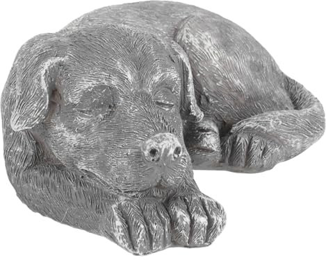 HOMOCONO Pet Memorial Statue Resin Gedenkstein Für Haustiere Dekorative Gartenstatue Für Zuhause Erinnerungsstück Für Verstorbene Tiere Für Garten
