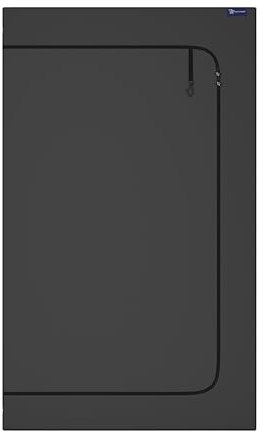 GALAXYFARM - Growzelt Galaxyfarm Luna Lite, Grow Box mit Lüftungsöffnungen, für den Innenanbau - Growschrank für Homegrowing, Pflanzenzucht, Gewächshaus, Zuchtzelt - Basisgröße 120x20, Höhe 200