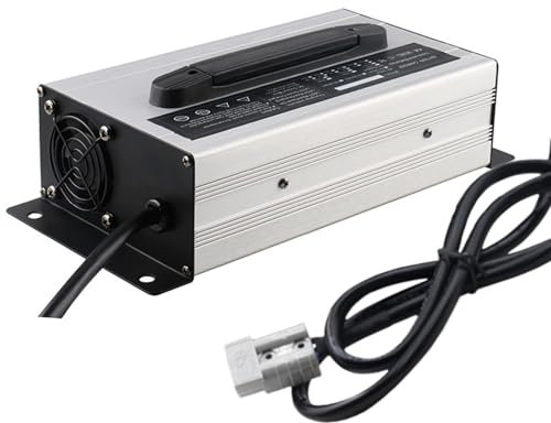 WLEJSL Gabelstapler Batterieladegerät 24 V/36 V/48 V/60 V/72 V Hochleistungs Blei Säure Batterieladegerät mit 50 A/120 A/175 A/350 A Anderson Stecker, Erhaltungsladung,72v12a,175A