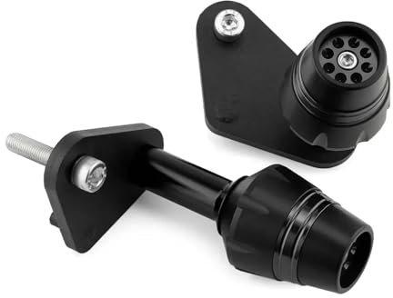 VAHAKKRMVM Motorrad-Sturzschutz Für Y&amaha XJ6N XJ6 Für Diversion (2009–2016) Motorrad-Motorschutz Sturzpad Sturzschutz Rahmengleiter Crash Protector(Schwarz)