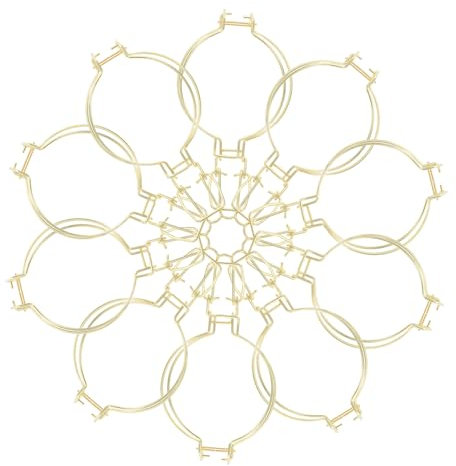 ABOOFAN Set di 10 fibbie di chiusura per barattoli di conservazione essenziali per riporre fibbie di bloccaggio in filo metallico clip per barattoli