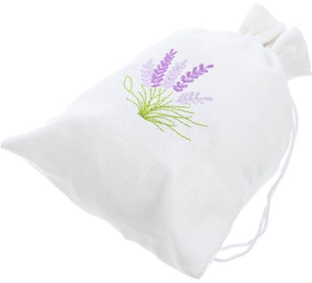 SOIMISS Sacchetti Di Lavanda Vuoti in Cotone 13x18 Cm Coulisse, Sacchetti in Materiale Riciclabile Per Cassetti e Armadi, Piccolo Sacchetto Profumato Portatile Per Bomboniere e Regali