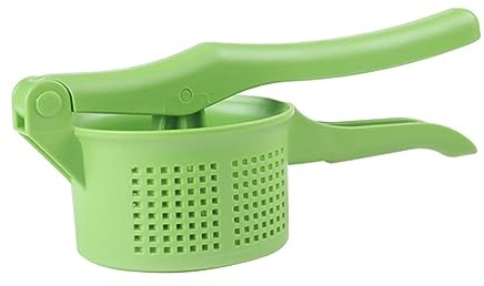 GALPADA Presse-purée Manuel Plastique Vert Presse-pommes De Terre Avec Poignée Antidérapante Design Creux Pour Purée Facile Outil Multifonction Pour Cuisine à Domicile