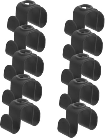 INOOMP Ganchos Conectores 10 Piezas para Perchas de Ropa de Doble Cara, Organizador de Armarios Ligero y Resistente para Guardarropa en Casa