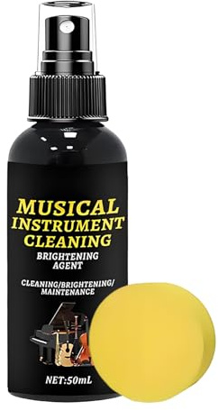 Klavierreiniger | Aufhellungsreiniger mit | 100 ml Klaviertasten-Reinigungsnebel | für Zuhause, Klassenzimmer, Bühnenauftritte, Praxis, Flöte, Trompete, Posaune, Bass, Klarinette