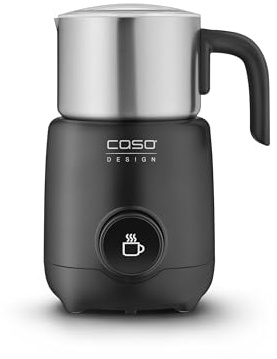 CASO Design PremiumLatte XL Electric Milk Frother, 9 Programs - Hot Chocolate Maker, Cappuccino, Latte, Iced Coffee/Frappe, Milk Warmer, Dairy & Plant Milk Programs, Large 750ml Capacity