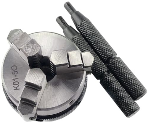 Manuelles Bohrfutter für Holzbearbeitungsmaschinen, M14 x 1 Gewinde, 1–33 mm Kapazität, hochharter Stahl, kompaktes Design mit zylindrischen und Gewindemontageoptionen