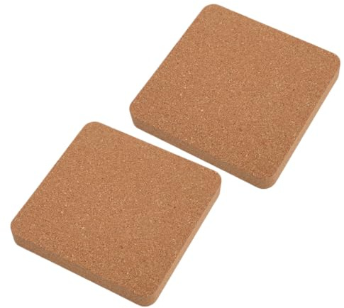 GALPADA Almohadilla de Corcho Resistente Posicionamiento Preciso para Perforar Cuero 2piezas Adecuado para Talleres de Artesanía y Sesiones de Manualidades