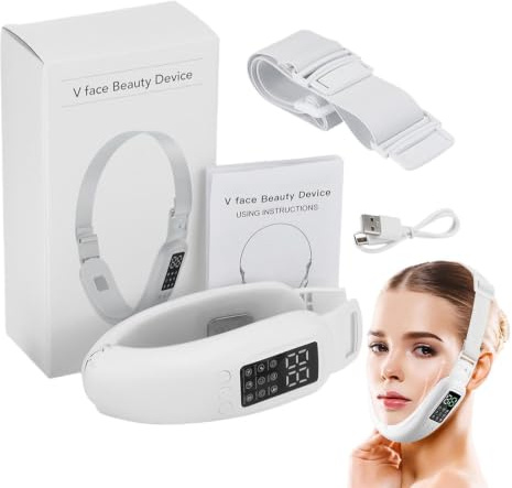 Dispositivo Lifting Facial Efecto V 8 Modos Herramienta de Belleza | Masajeador Facial De 15 Niveles Para Mujeres, Mandíbula, Mejilla, Cuello, Belleza, Reafirmación