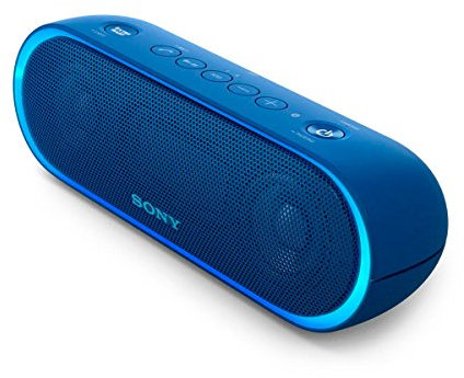 Sony SRS-XB20 Portable Wireless Speaker with Extra Bass and Lighting - Blue