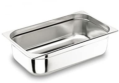 CubetasGastronorm Contenitore gastronorm 1/1 (325 x 530 mm) – 2016107 – Acciaio inossidabile, senza manico, non perforato, 150 mm, 21 l