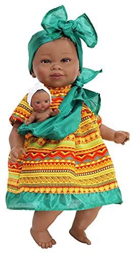 Nines Artesanals d'Onil - Maha Ethnische Puppe (Ref.1265), Sortiert