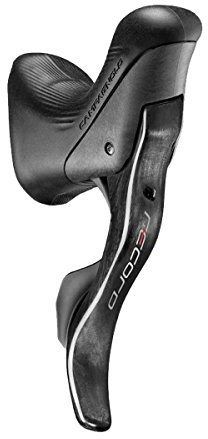 Campagnolo Unisex Record 12 Speed Ergopower Shift/Bremse, Hebel, Unisex, CMSLR0119845, Schwarz, Left Rear 160 mm