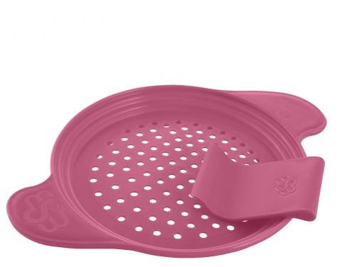 Muxel Spätzlewunder die Alternative für Spätzlebrett, Hobel Spätzlepresse mit Schaber, flieder