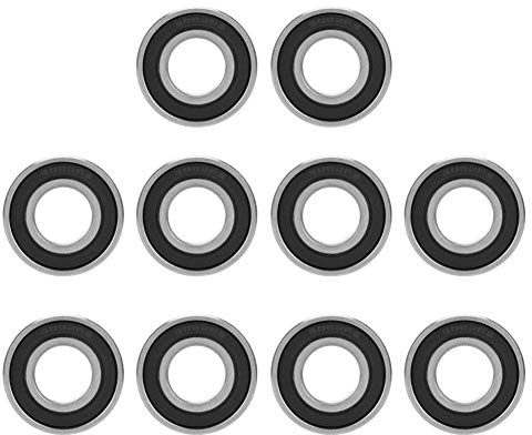 10 Stück Kugellager 6002-2RS Gummi Versiegelt Rillenkugellager 15mm x 32mm x 9mm Für Industrieanwendungen Maschinenbau