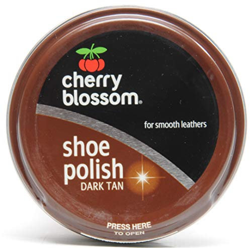 Cherry Blossom Shoe Care (Shoe Polish Dark Tan 2 x 50ml)