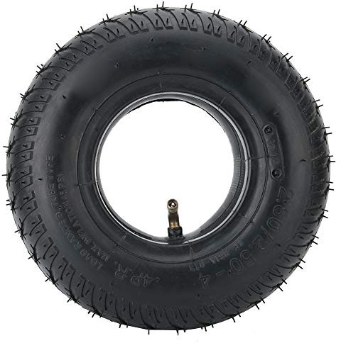 Voluxe 2.80/2.50-4 Tyre, Wide Mobility Scooter Inner Tube Personal Scooter Tire for Electric Wheelchair Mobility Scooter Home Care Wheelchair