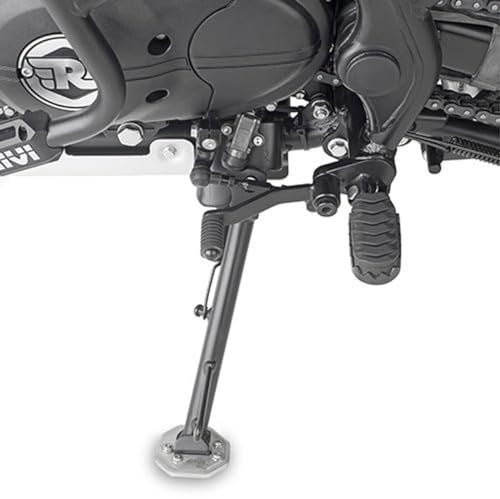 Fuß-Verbreiterung aus Aluminium und Edelstahl für, Orig. Seitenständer Royal Enfield Himalayan (21)