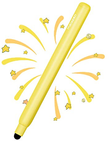Metapen X1 Tablet Stift, Universal Teleskop Touchscreen Stift für Alle Tablets, Pointer für Präsentationen-Stylus für Handy/iPhone/Samsung/iPad/Android/SmartBoard für Berufstätige/Lehrer/Kinder(Gelb)
