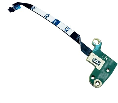 Gintai Mainboard Power Button mit Kabel, Ersatzband für Dell Ins-piron 15 7510 16 7610 3KFVD 03KFVD 450.0N305.0001