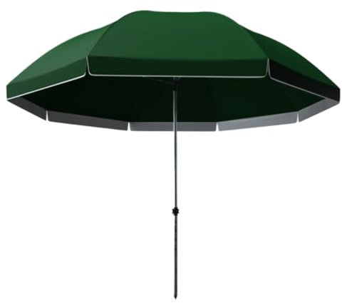 AMYSTY Sonnenschirm Marktschirm Gartenschirm Sonnenschirm Terrasse Regenschirm Outdoor Tisch Regenschirm Für Schwimmbad Veranda Deck Ohne Basis Terrassenschirm Sonnenschirme im Freien(2.4m)