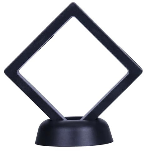 WJLYDM 5PC Display Stand 7 * 7cm Black Box Gedenkmünze Geschenk Dekoration Multifunktions Münze Zeigt Ständer Halter(Black 7x7x2)