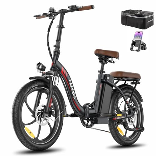 Fafrees [Oficial] F20+ Pro Bicicleta Eléctrica, 20 Pulgadas Plegable Bici Urbana Eléctrica, 250 W Fatbike, 25Ah 900Wh Batería, Rango De 95-120KM, E-Bike para Adultos
