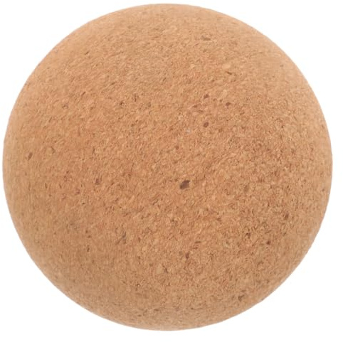 Milisten Kork Massageball Hochdichter Massageball für Yoga Fitness und Selbstmassage Optimal zur Muskelentspannung und Schmerzlinderung