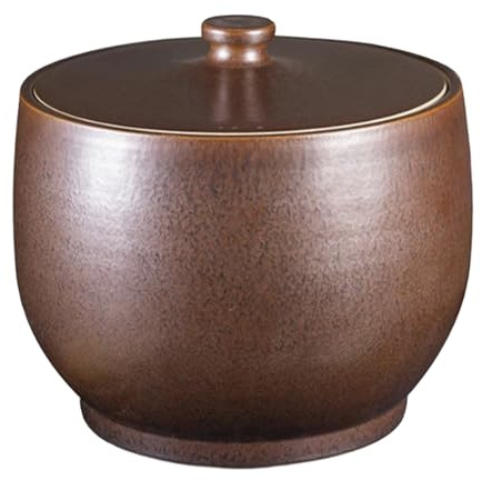 Classic Ceramic Rice Bucket, Ceramic Rice Cylinder With Lid, Sealed Food Storage Container Rice Container, Home Rice Storage Box Food Dispensers, for Flour, Nut