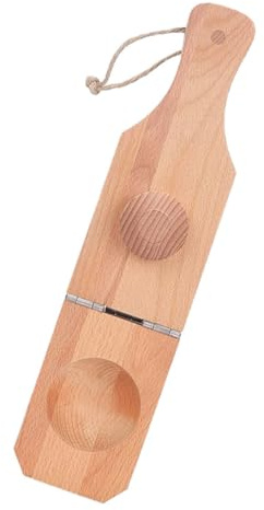 BESTYASH Presse à Tostones Bois Pliable Ustensile Cuisine Manuel Antidérapant pour Plantains Pommes de Terre Écrasées Outil Suspendu Pratique pour Cuisine Maison