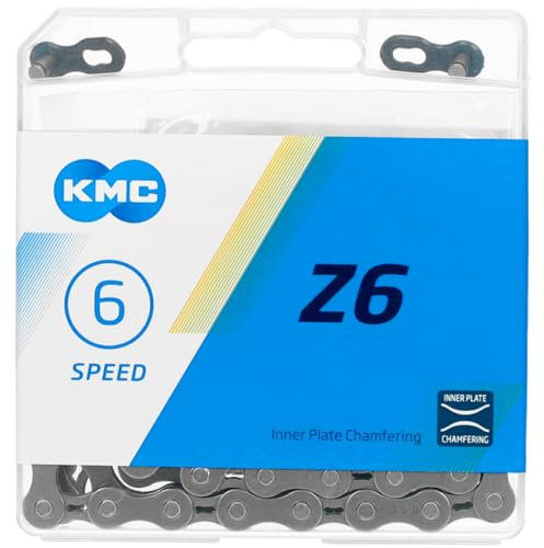 KMC Z6 5/6 Speed Chain, Grey, 114 Links