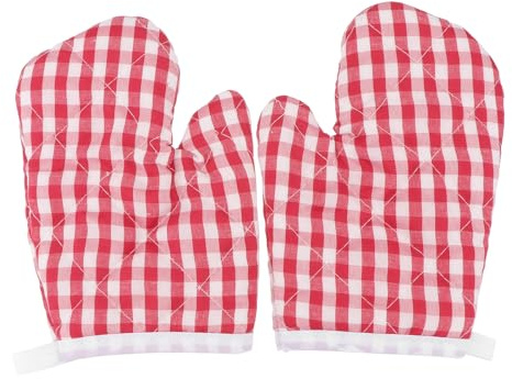 Cabilock 2 stücke Kinder Wärmedämmung Verbrühschutz Handschuhe Küche Mikrowelle Handschuhe Mitts Backhandschuhe