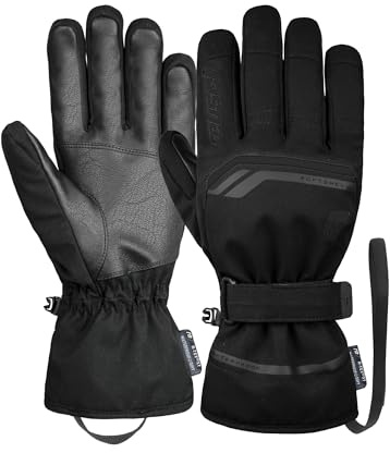 Reusch Skihandschuhe für Herren & Damen | warm, wasserdicht & Winddicht | atmungsaktive Winterhandschuhe mit Klettverschluss, für Ski, Outdoor & Freizeit, Größe 6,5-12, Primus R-TEX XT