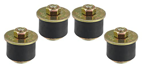X AUTOHAUX Gummi Expansionsstopfen 4 Stücke Schwarz Für Auto 28-31mm | Bronzeton, Material: Gummi Und Metall, Hitzebeständig, Frostschutz, Einfach Zu Installieren, Für Abgasdruckprüfung