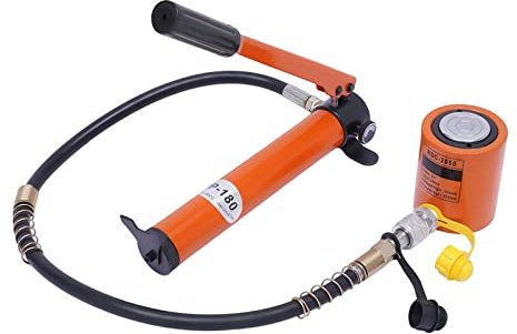 20T Hydraulische Handpumpe, Einzelabschnitt Hydraulikzylinder, CP-180 Hydraulik Pumpe, 50mm Hub, Hydraulische Hubzylinder Industrieheber für den Maschinenbau