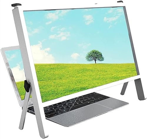 Laptop-Bildschirmlupe, Desktop-Bildschirmlupe, 22 Zoll Anti-Blaulicht-Laptop-Displayschutz-Halterung, kompatibel