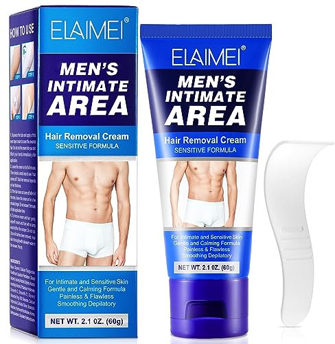 Premium Intimate Hair Removal Cream - Extra Gentle Hair Removal for Men-60g