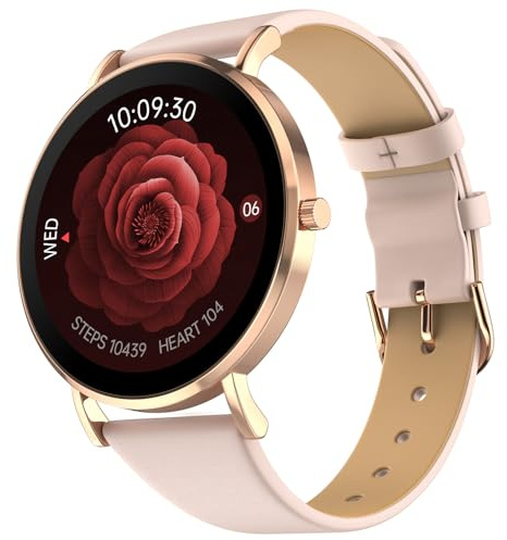 Noise Diva 2 Smartwach for Women with AI Voice Assistant, 7 Day Battery, 100+ Sport Modes, Sleep Tracking, Female Cycle Tracking, AMOLED Display, Water & Dust Resistant, 1 Year Warranty (Rose Pink)