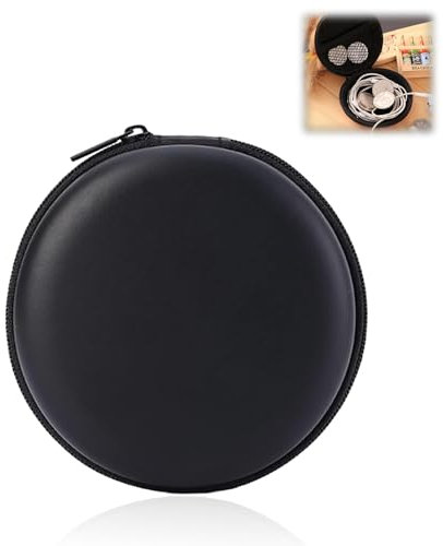 EVA Earphone Storage Case,1 pcs Black Protective Case for Headphones, Portable Earphone Storage Box, Suitable For Shopping, Traveling, Outdoor Activities