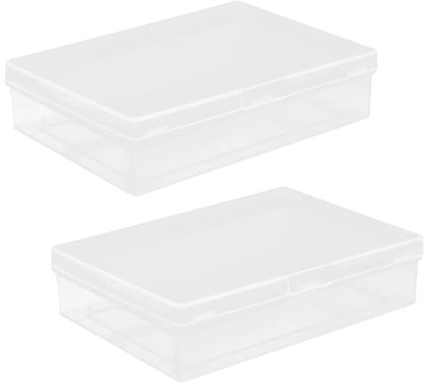 MUSISALY 2stücke Klare Kartenboxen Spielkartenetui Transparente Kartenhalter Für Spielkarten Aufbewahrungsboxen Spielkartenaufbewahrung Kompakt